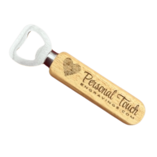 Engraved Bottle Opener with Logo