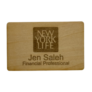 Engraved DigiTap™ Card | Wood