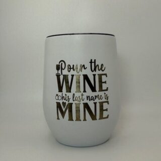 Bride's Wine Tumbler